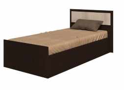 Фиеста кровать 0,9м венге / лоредо с проложками ДСП