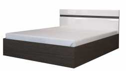 Вегас Кровать двуспальная 1.4м венге / белый глянец