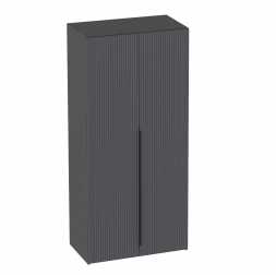 Шкаф двухдверный Нора 990х2160х530мм металл бруклин / графит
