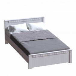 Кровать Прованс 1200x2000 мм с подъемным механизмом бодега белая / патина премиум